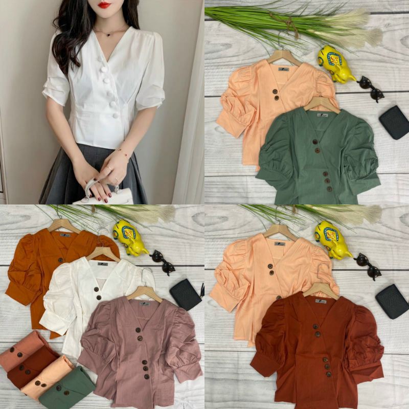 Áo kiểu chuyên hàng thiết kế.. Tinashop chuyên sỉ