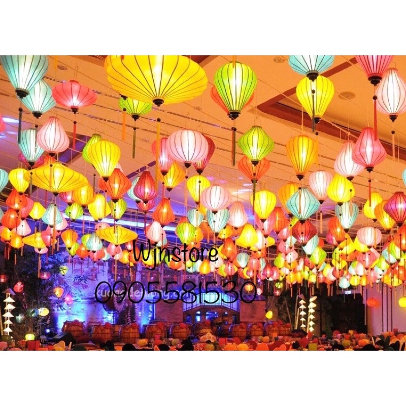 Đèn lồng trang trí Hội An Lantern mua 10 =sỉ ib