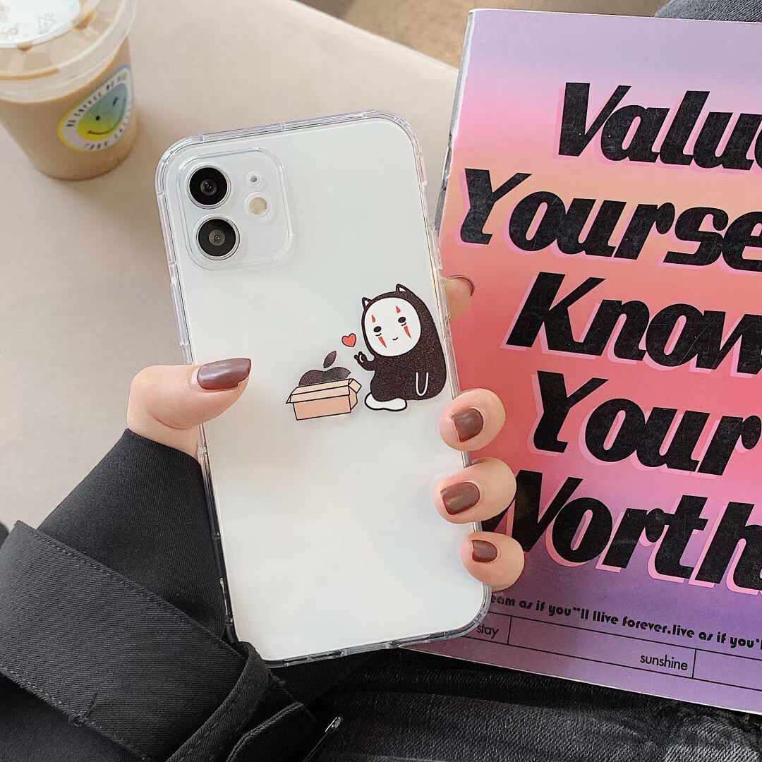 Ốp Lưng Silicone Mềm Trong Suốt In Hình Totoro Cho Iphone 12pro Max 12mini 11pro Max X Xs Max Xr Se 2020 7 8 Plus | BigBuy360 - bigbuy360.vn