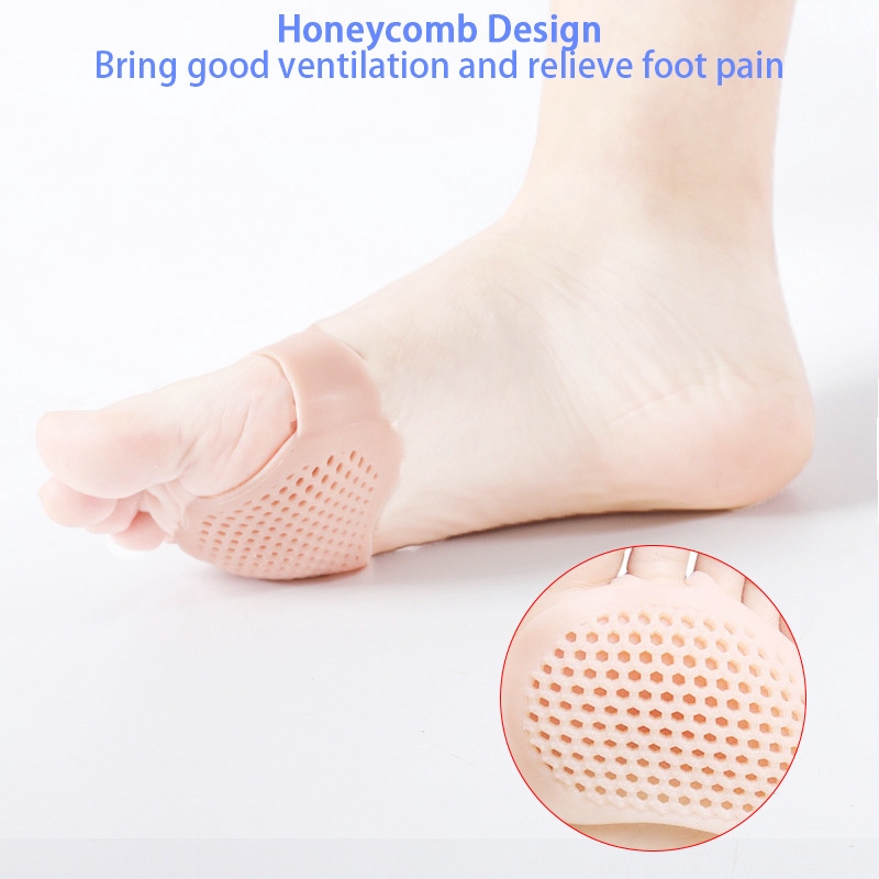 Đệm Silicone Tổ Ong Lót Giày Cao Gót Thoáng Khí Chống Mòn
