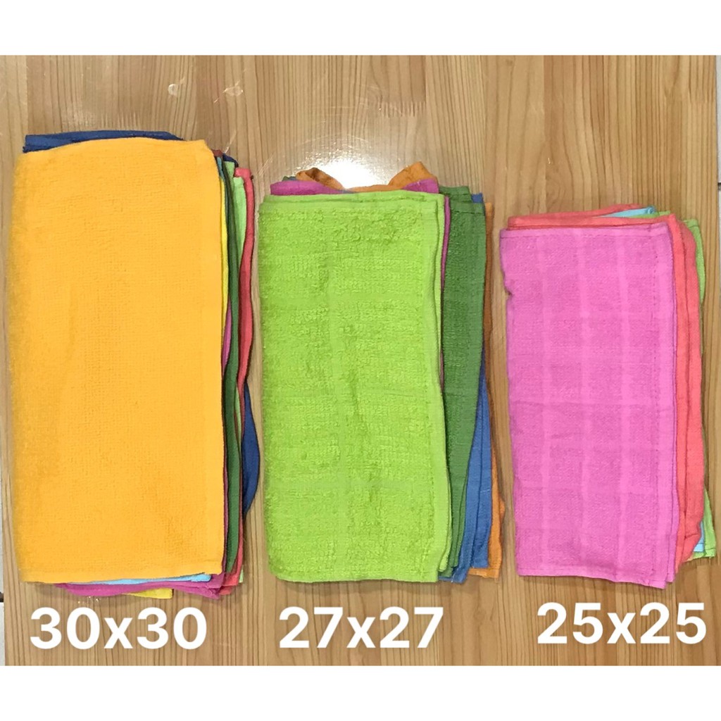 Combo 10 khăn vuôn , lau vật dụng gia đình , nhiều kích thước và nhiều màu để lựa chọn , ảnh thật , bảo đảm giao đúng hà