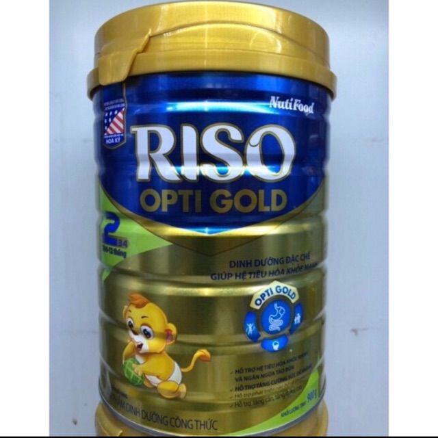 Sua bột riso optigold 2 900g
