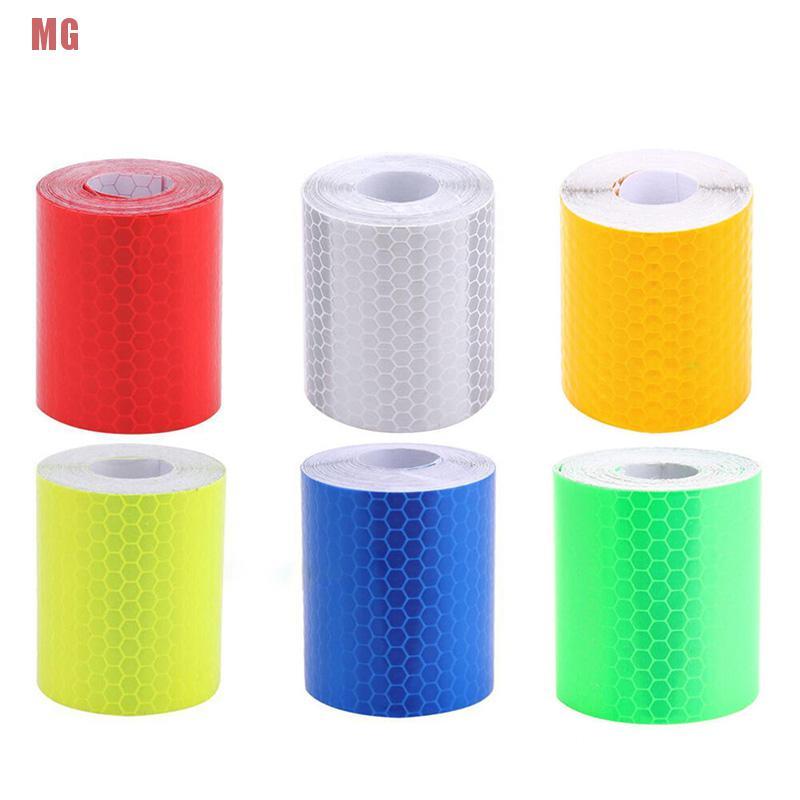 Cuộn Băng Dính Phản Quang Cảnh Báo An Toàn Cho Xe Hơi Dài 1m X 5cm