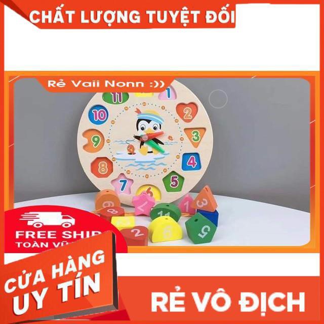 [FLASH SALE] Bộ đồ chơi MONTESSORI 6 Món gỗ -ShopMeSoc