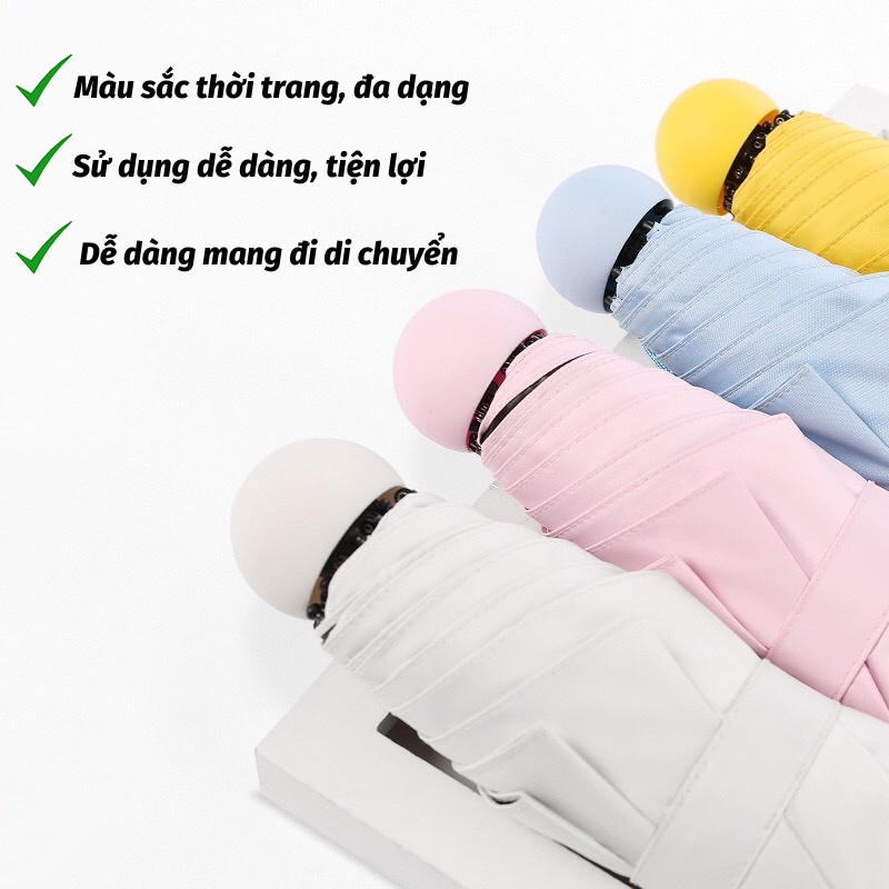 Ô Dù Mini Ô Che Mưa Tiện Ích Nhỏ Gọn Thông Minh Sang Trọng Dù Che Mưa Toki