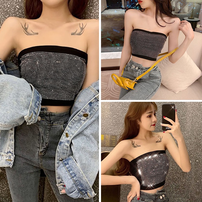 [Baywellfashion]Áo ngực nữ dạng ống có độ co giãn quyến rũ