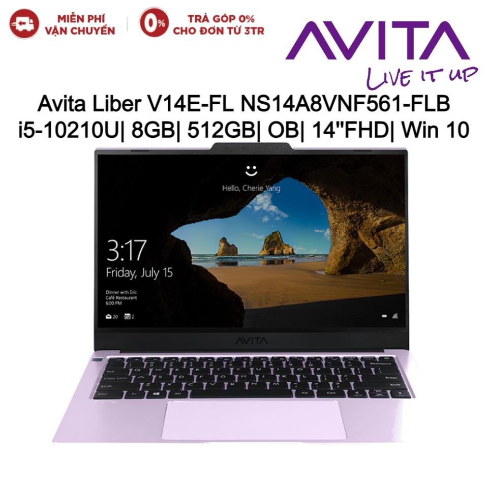 Laptop Avita Liber V14E-FL NS14A8VNF561-FLB i5-10210U| 8GB| 512GB| OB| 14"FHD| Win10 | BigBuy360 - bigbuy360.vn