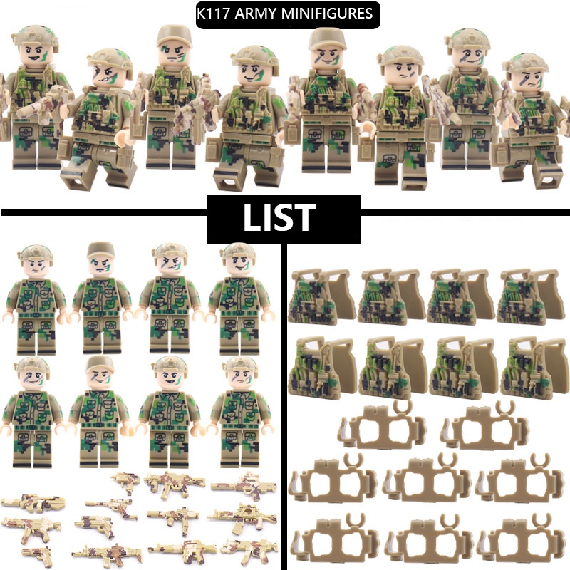Mô Hình Đồ Chơi Lắp Ráp Đội Swat Team Swat Team Minifigure Tương Thích Với Khối Xây Dựng Dành Cho Bé Trai