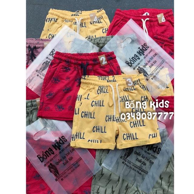 Quần Short Bé Trai Da Cá Basic Cotton On