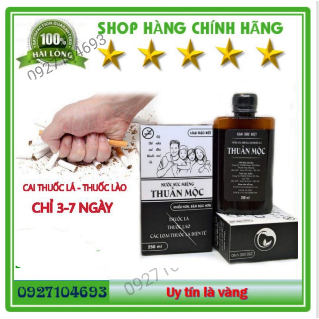 [Cam kết chính hãng]Cai Thuốc Lá Dễ Dàng Chỉ Sau 3 Đến 7 Ngày Cùng Nước Súc Miệng Thuần Mộc