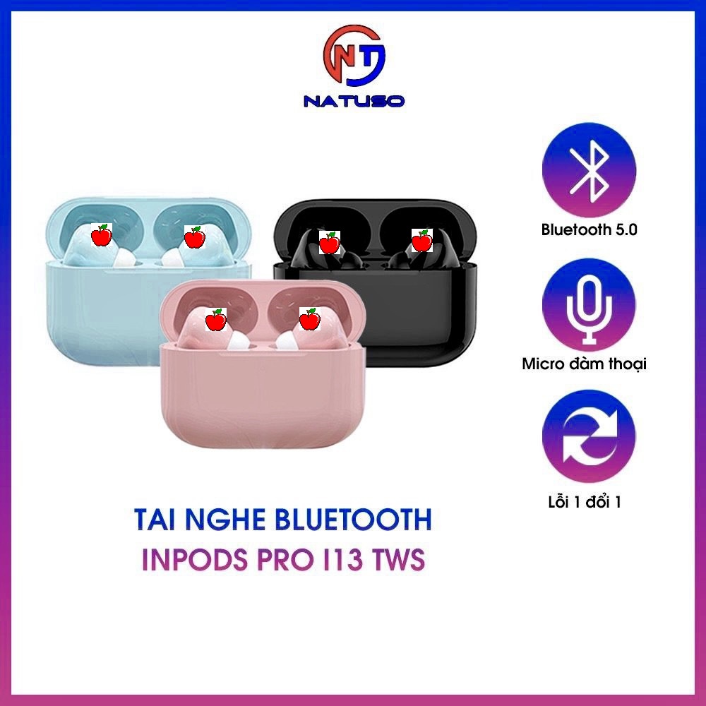 Tai nghe bluetooth không dây inpods i13 cảm ứng đổi tên định vị chống ồn âm thanh HIFI