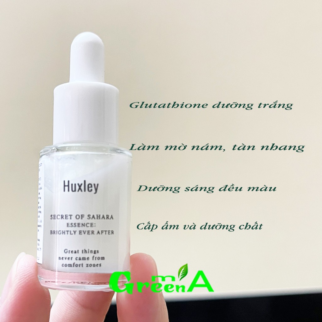 Serum Tinh Chất Dưỡng Trắng Huxley Secret Of Sahara Essence Brightly Ever After 5ml Dưỡng Trắng Mờ Thâm Nám