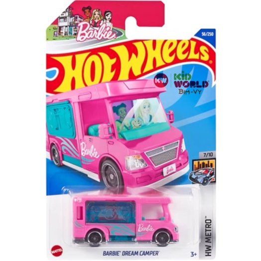 Xe mô hình Hot Wheels basic Barbie Dream Camper HCT79.