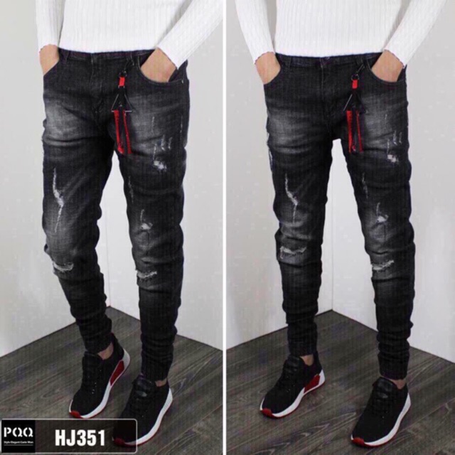 Quần jean nam,quần bò rách hàn quôc màu xám,phong cách trẻ trung năng động TCS 46 | BigBuy360 - bigbuy360.vn