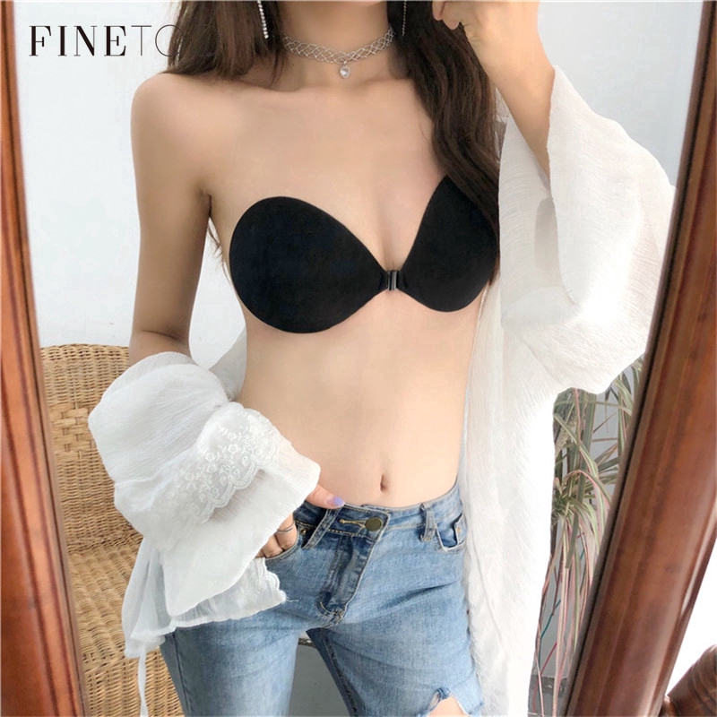Áo ngực FINETOO không dây cài trước màu đen / be cho nữ