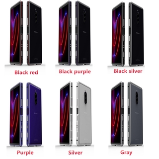 Ốp Điện Thoại Viền Kim Loại Mặt Lưng Mềm Cho SONY XPERIA 1 II / XPERIA 10 II / XPERIA 1 / XZ3 / XZ4