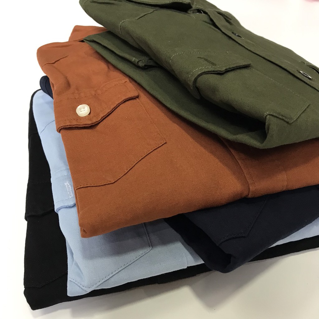 Áo khoác sơ mi Denim Dài Tay HÀNG CAO CẤP , Sơ mi jacket Chất Đẹp Nhiều Màu, Đủ Size M-3XL | BigBuy360 - bigbuy360.vn