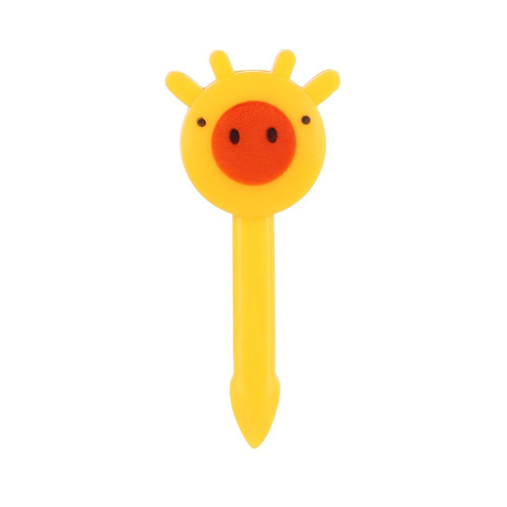 FOREVER Set 10 / 30 Nĩa Ăn Trái Cây Mini Hình Động Vật Hoạt Hình Dễ Thương Có Thể Tái Sử Dụng