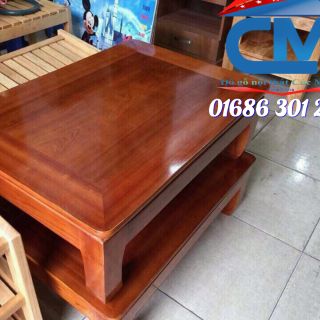 Bàn trà Nhật gỗ xoan tự nhiên ( ship hoả tốc)