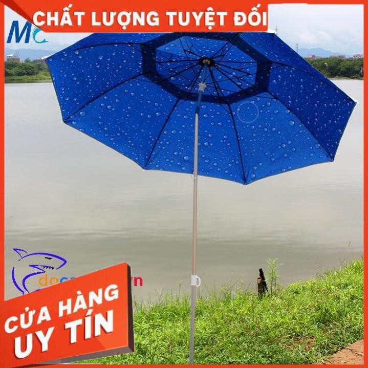 [ XẢ HÀNG ] [CHẤT LƯỢNG TỐT] Ô Dù Câu Cá 2 Tầng y như hình/ Ô dù câu cá