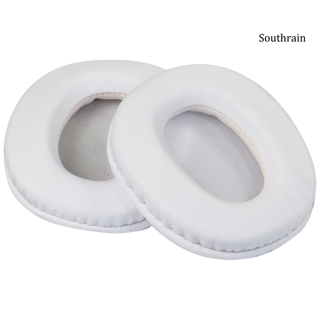 Southrain 1 Pair Soft Faux Leather Sponge Headphone Ear Pads Headset Accessories for Sony