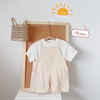 Bộ yếm bé trai bé gái yếm đũi cho bé bộ yếm hàn quốc cho bé set yếm 2 chi tiết cho bé bộ yếm cho bé tặng kèm áo phông