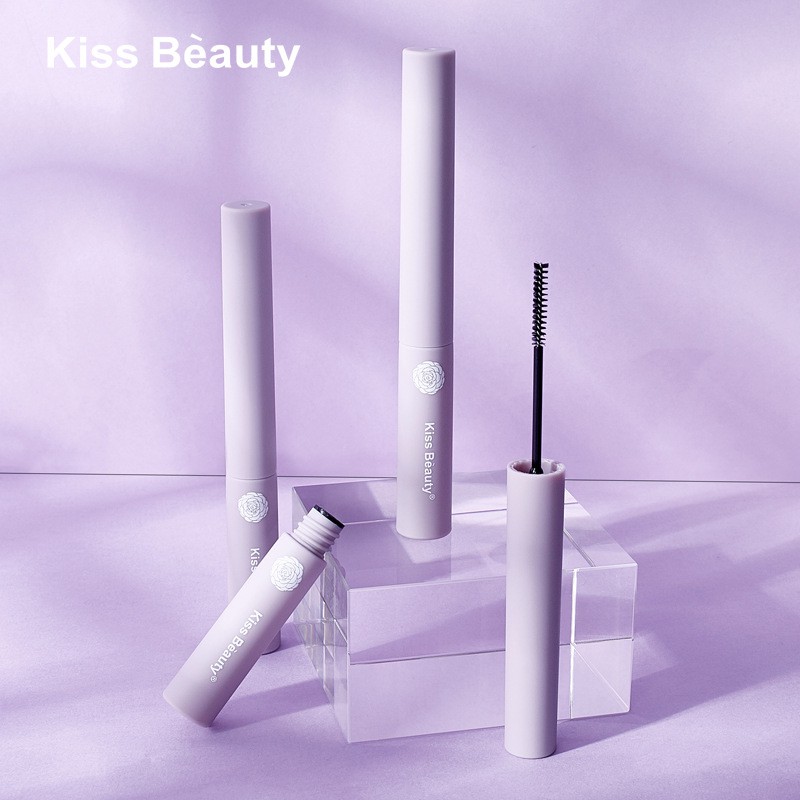Mascara siêu mảnh dài mi cong mi Kiss Beauty vỏ tím sim Sena Beauty | BigBuy360 - bigbuy360.vn