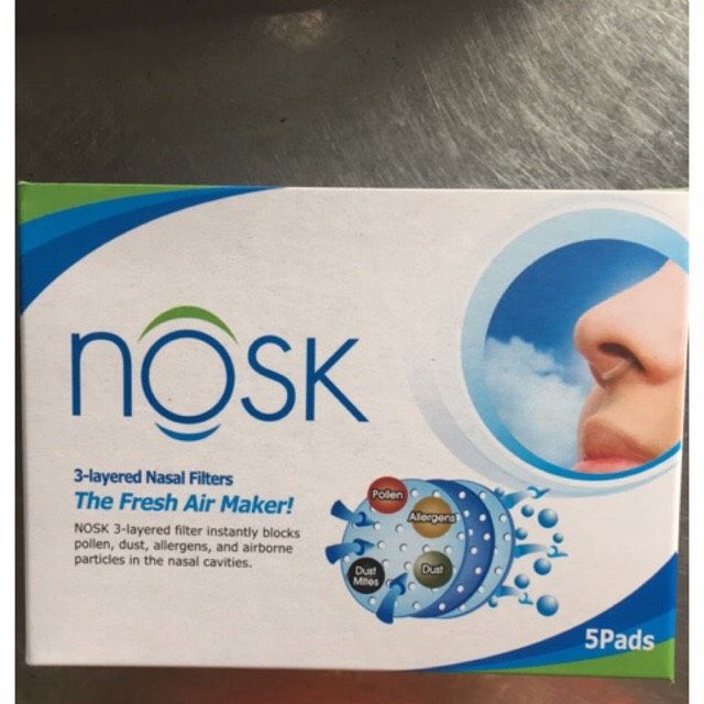 Khẩu trang nhét mũi Nosk nhập khẩu Hàn Quốc - 1 hộp 10 cái | BigBuy360 - bigbuy360.vn
