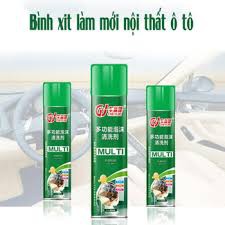 BÌNH BỌT XỊT BÓNG LÀM SẠCH ĐỒ DA, NỘI THẤT ÔTO