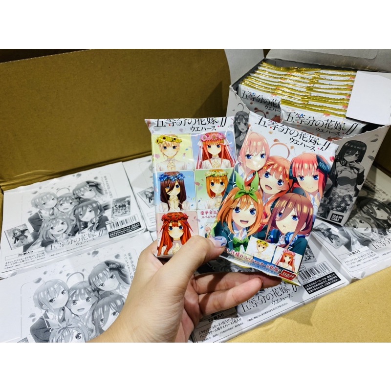 Nhà có 5 nàng dâu wafer pack card random pack nhân phẩm
