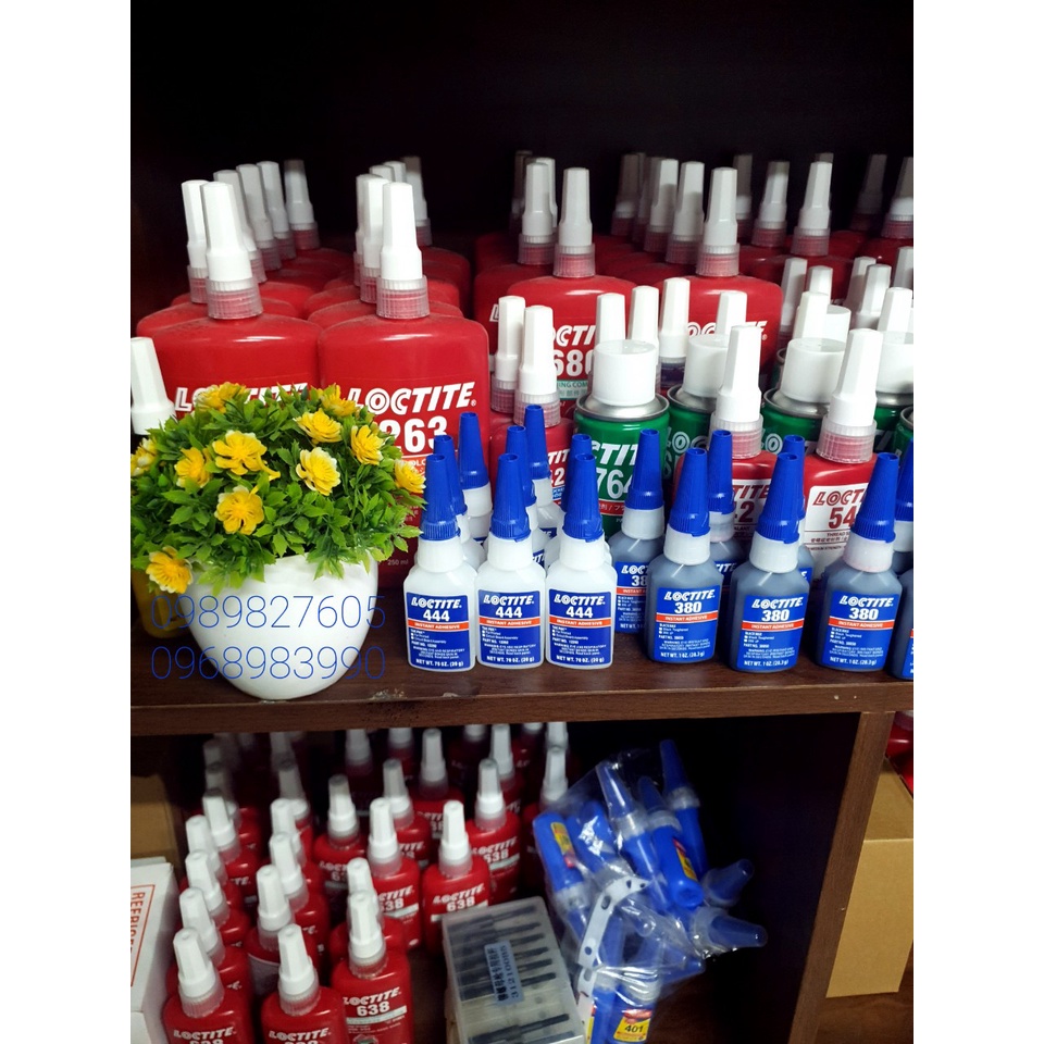 KEO DÁN KHÓA REN BULONG LOCTITE 542 MEDIUM STRENGTH OIL TOLERANT THREADLOCKER 50ML