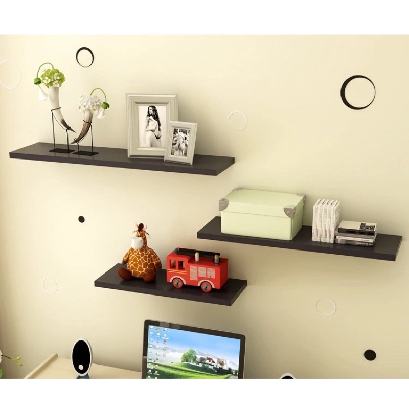 ❣️3 THANH NGANG KỆ GỖ TREO TƯỜNG DECOR, TRANG TRÍ NHÀ CỬA HOT. Tặng kèm vít và nở. Bảo hành 24 tháng