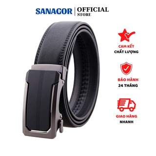 Thắt lưng nam da bò nhập khẩu đẹp thương hiệu sanagor | tl22