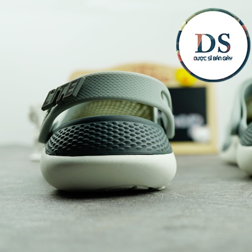 Dép Cross Literide 360 Nam Nữ màu Xám , Hàng loại 1 full tag, full box hãng