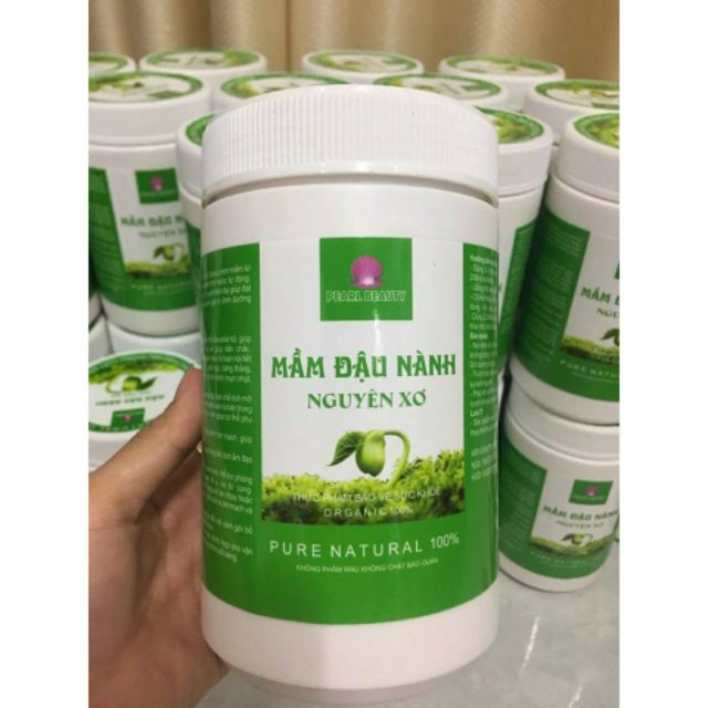 1kg mầm đậu nành nguyên xơ cải thiện vòng 1 việc dáng đẹp da