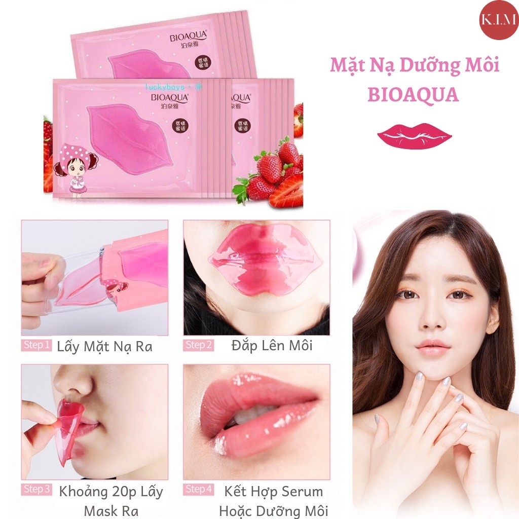 (SIÊU RẺ) Mặt Nạ Dưỡng Môi Bioaqua - Mask Môi