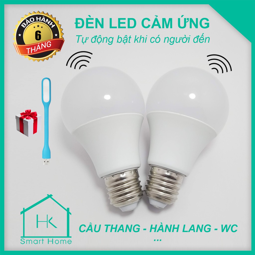 💥[FREESHIP]💥 Bộ 2 Đèn Cảm Ứng Chuyển Động Radar Đèn Cảm Biến Thông Minh Tự Động Bật Tắt Khi Có Người