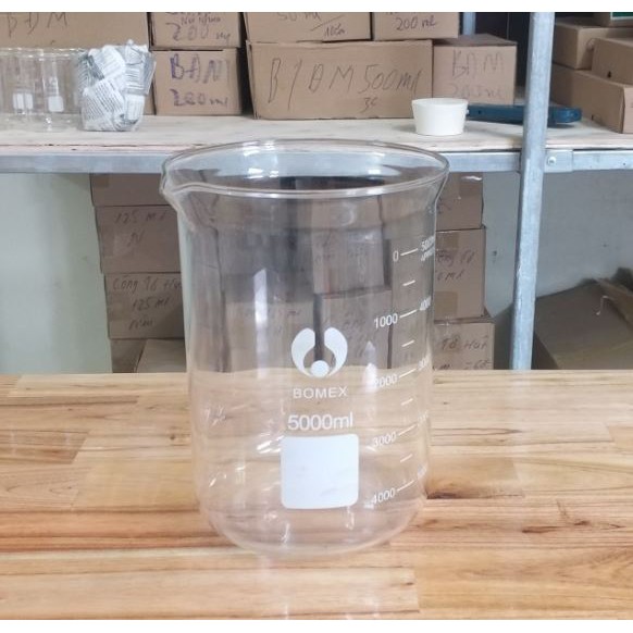Cốc đong thủy tinh có chia vạch 5000ml