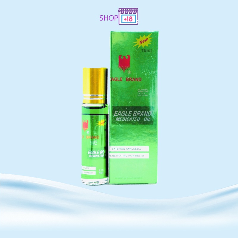 [phân phối sỉ] Dầu gió xanh lăn 10ml Eagle