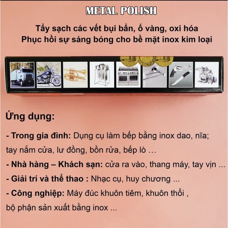 Chai đánh bóng kim loại