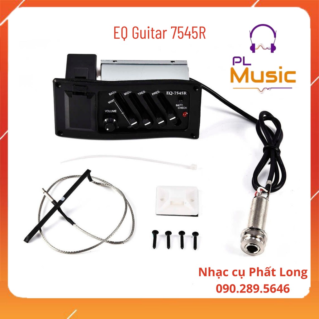 EQ Đàn Guitar 7545R Full Phụ Kiện, Tặng Pin 9V