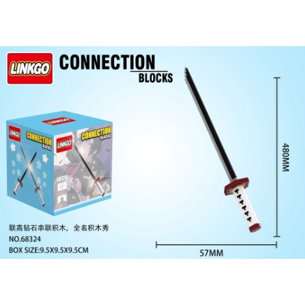 mô hình đồ chơi kiếm Zoro lắp ráp rèn luyện trí thông minh