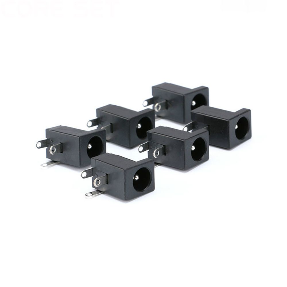 Aaron1 Set 10 Ổ Cắm 2.1 5.5x2.1 mm Pcb Dc Jack Cắm Nhiều Màu