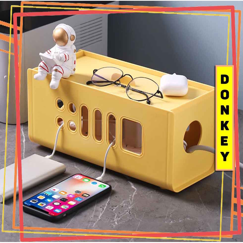 Hộp Đựng Ổ Cắm Điện, Dây Điện An Toàn Cho Trẻ Nhỏ, Gọn Gàng Cao Cấp DOKEY99