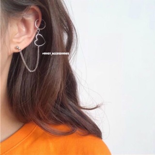 ROSY - KHUYÊN TAI XÍCH VÀNH TIM (KHÔNG CẦN LỖ Ở VÀNH TAI) - (ẢNH THẬT Ở CUỐI!!)