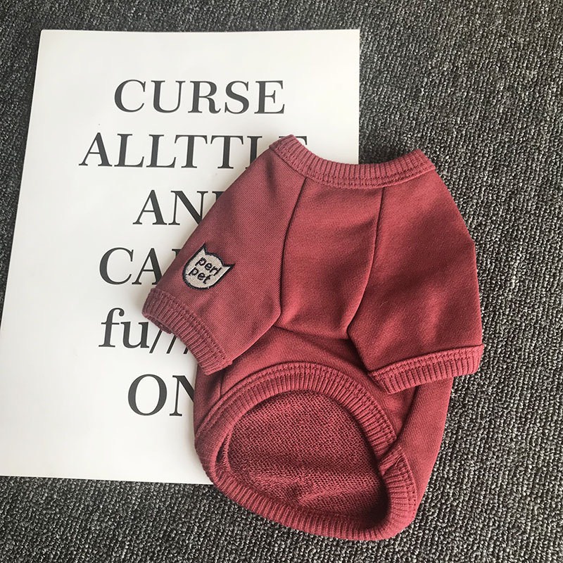 Áo thun nỉ năng động, cá tính cho thú cưng, chó mèo