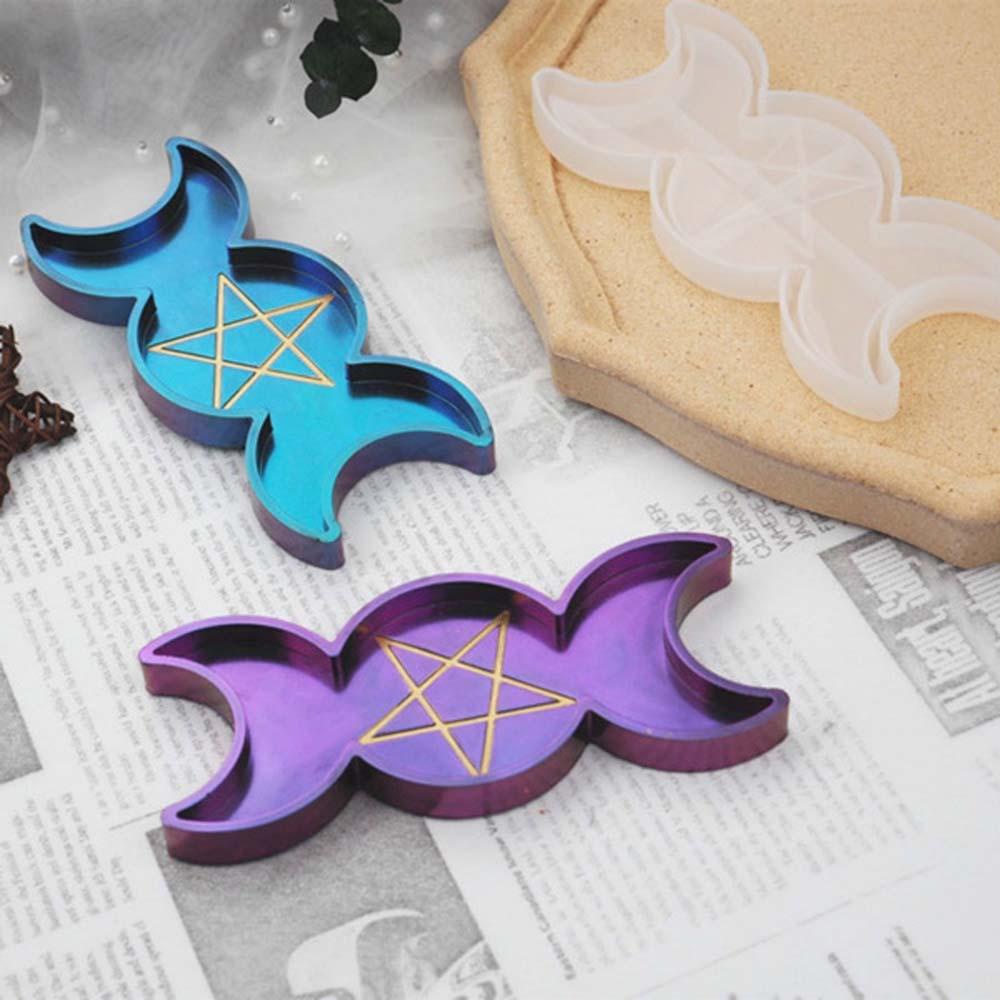 Khuôn Silicone Làm Bánh Thủ Công Hình Mặt Trăng / Mặt Trời
