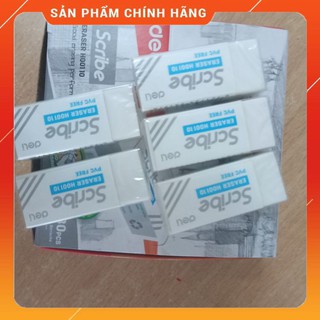 Tẩy Chì Trắng Deli Scribe H0010 Hàng Chính Hãng 30 Viên/ lốc Tẩy Trắng Mọi loại Chì, Nhỏ Gọn Tiện Lợi