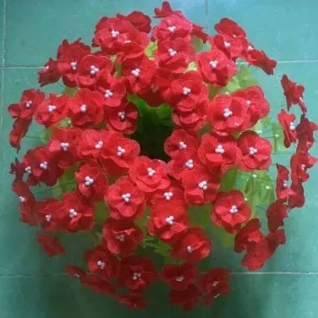 15bộ hoa giấy gấm