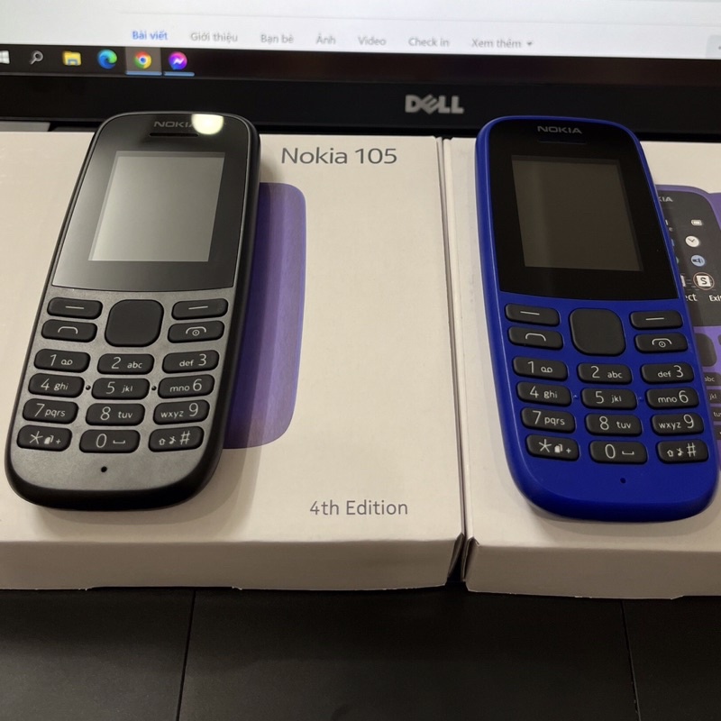 Điện thoại NOKIA 105 2 sim full box – Điện thoại giá rẻ, điện thoại cho người già